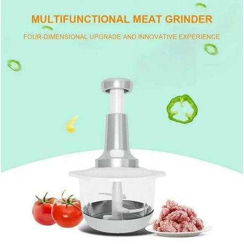 Manual Food Chopper – Quick & Easy Vegetable Cutter-Multi-Purpose Manual Food Chopper for Kitchen
