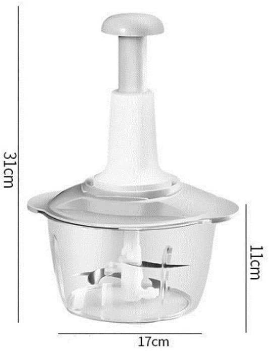 Manual Food Chopper – Quick & Easy Vegetable Cutter-Multi-Purpose Manual Food Chopper for Kitchen