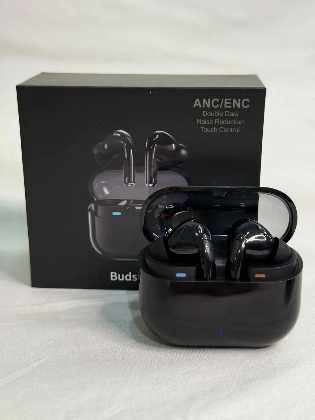 Buds ANC/ENC Wireless Earbuds Bluetooth 5.2 – Noise Cancelling TWS Earphones with HD Sound & Long Battery Life (Black