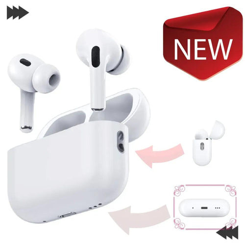 Black Pro 2 Wireless Earbuds with Charging Case