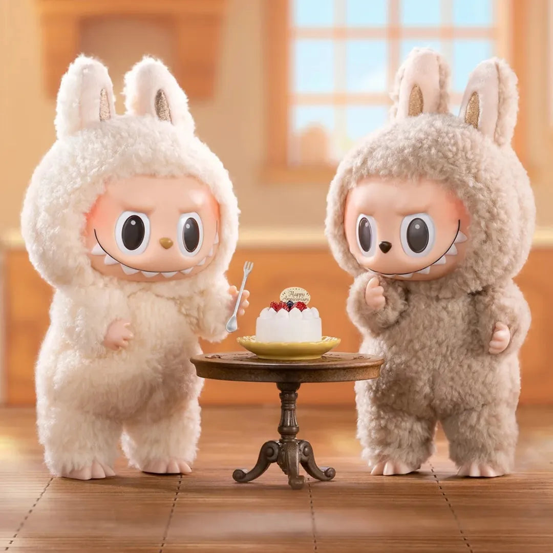 Girls Wool Labubu Doll – Soft Cute Plush Collectible Toy for Kids & Gifts
