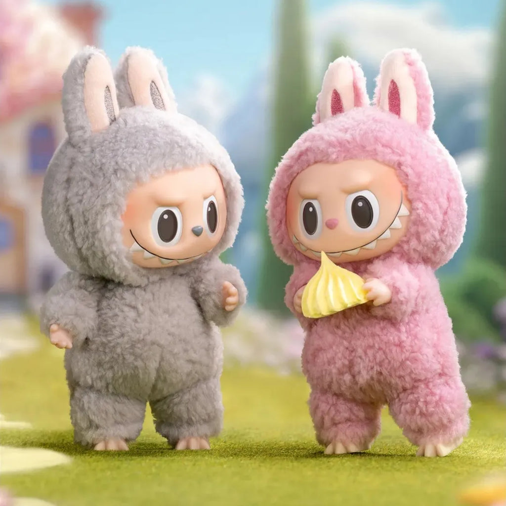 Girls Wool Labubu Doll – Soft Cute Plush Collectible Toy for Kids & Gifts