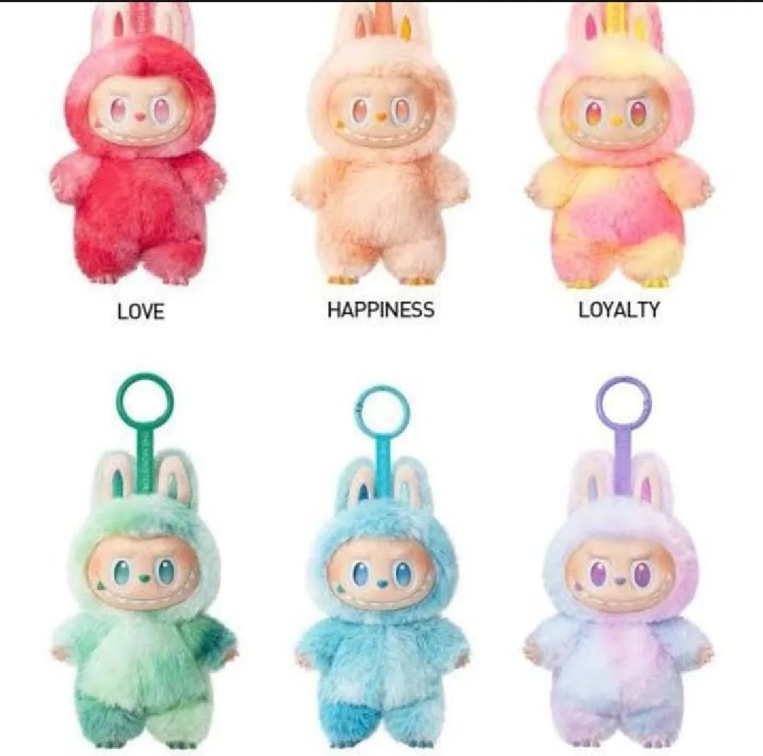Girls Wool Labubu Doll – Soft Cute Plush Collectible Toy for Kids & Gifts