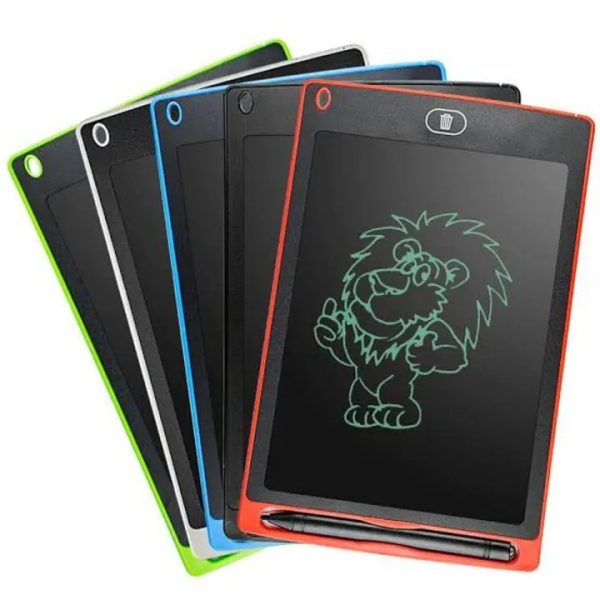 12-Inch Multi-Color LCD Writing Tablet | Top Quality | Reusable Drawing & Note-Taking Tool for Kids | Random Colors YM