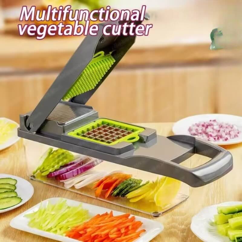 14-in-1 Mandoline Slicer & Vegetable Chopper | Multifunctional Food Cutter & Grater YM